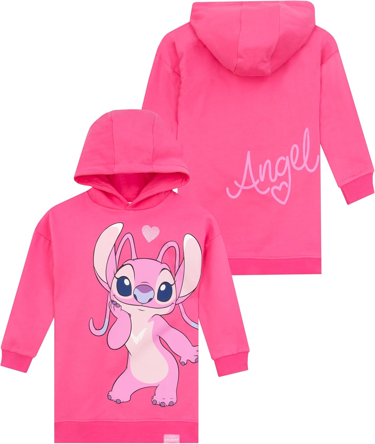 Disney Stitch Hoodie For Girls | Long Girls Hoodie | Stitch Clothes For Girls| Sizes 6 To 14 - Image 5