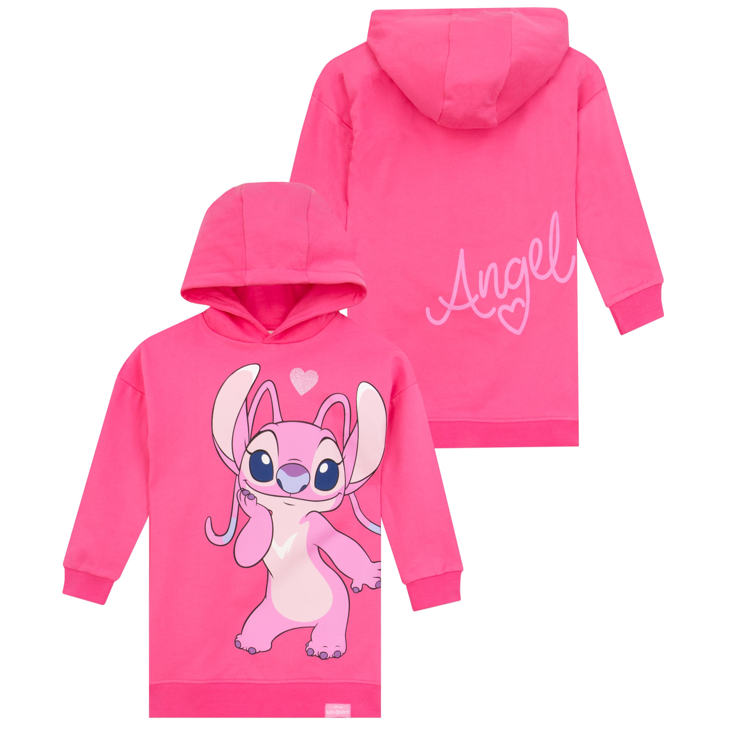 Disney Pull Stitch | Stitch Et Angel Sweat Enfant Fille | Long Sweats à Capuche Fille | Stitch Vetement Fille | 5 A 13 Ans