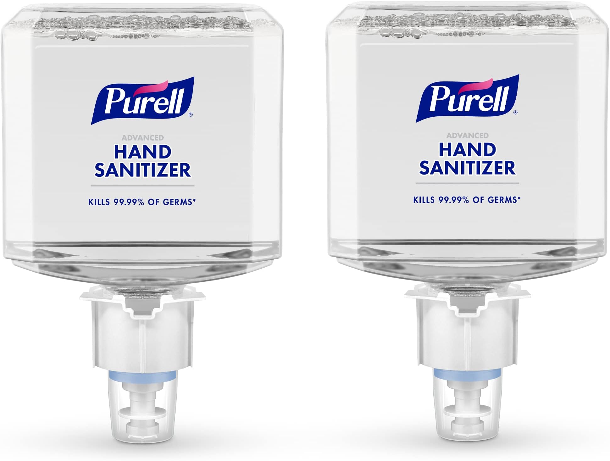 PURELL Brand Advanced Hand Sanitizer Foam, Clean Scent, 1200 mL Refill for PURELL ES6 Automatic Hand Sanitizer Dispenser (Pack of 2) - 6453-02