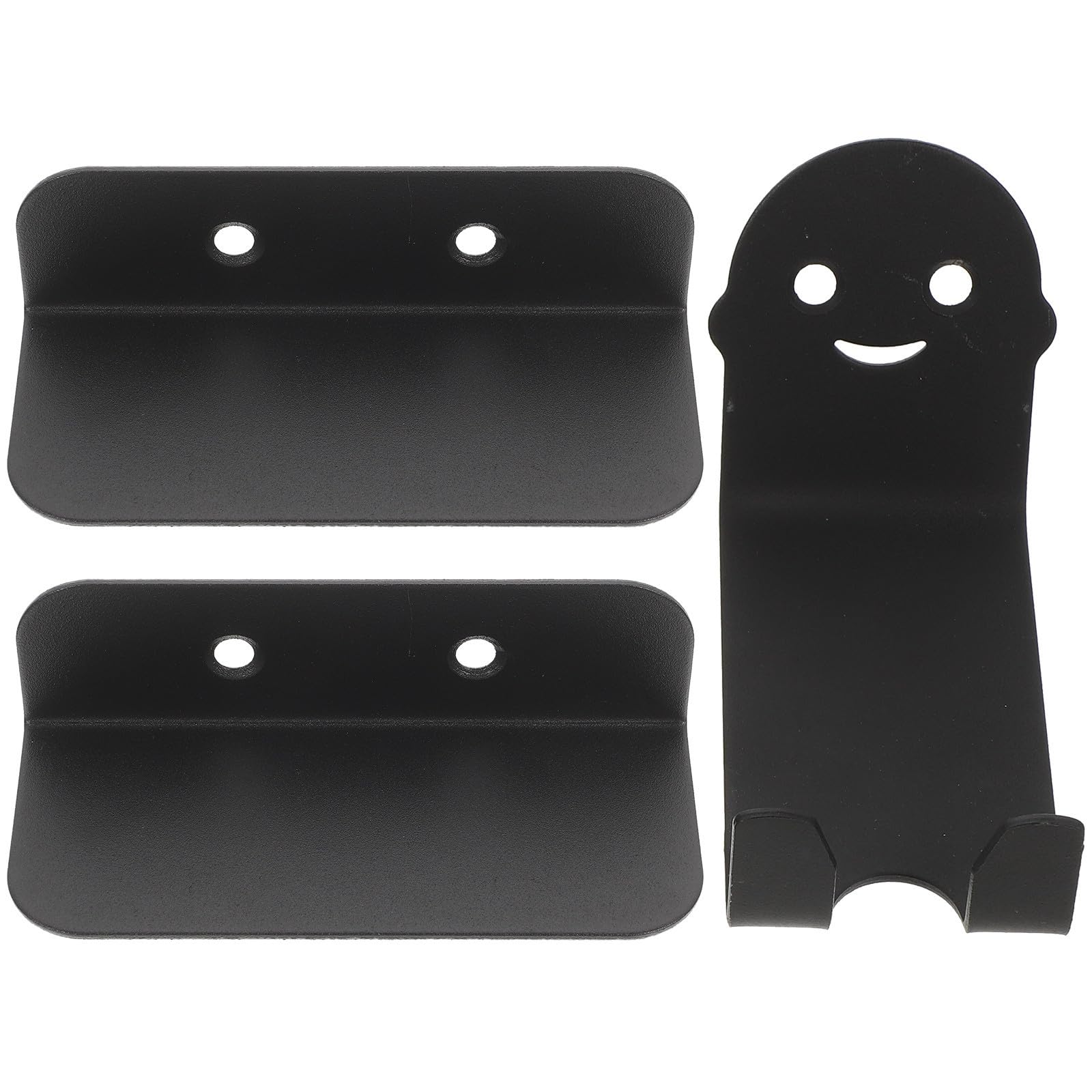 iplusmile Supporto Muro Bici Nero in Ferro e Abs per Pedale Gancio Resistente e Salvaspazio Facile da Usare per Riporre Bici in Soggiorno