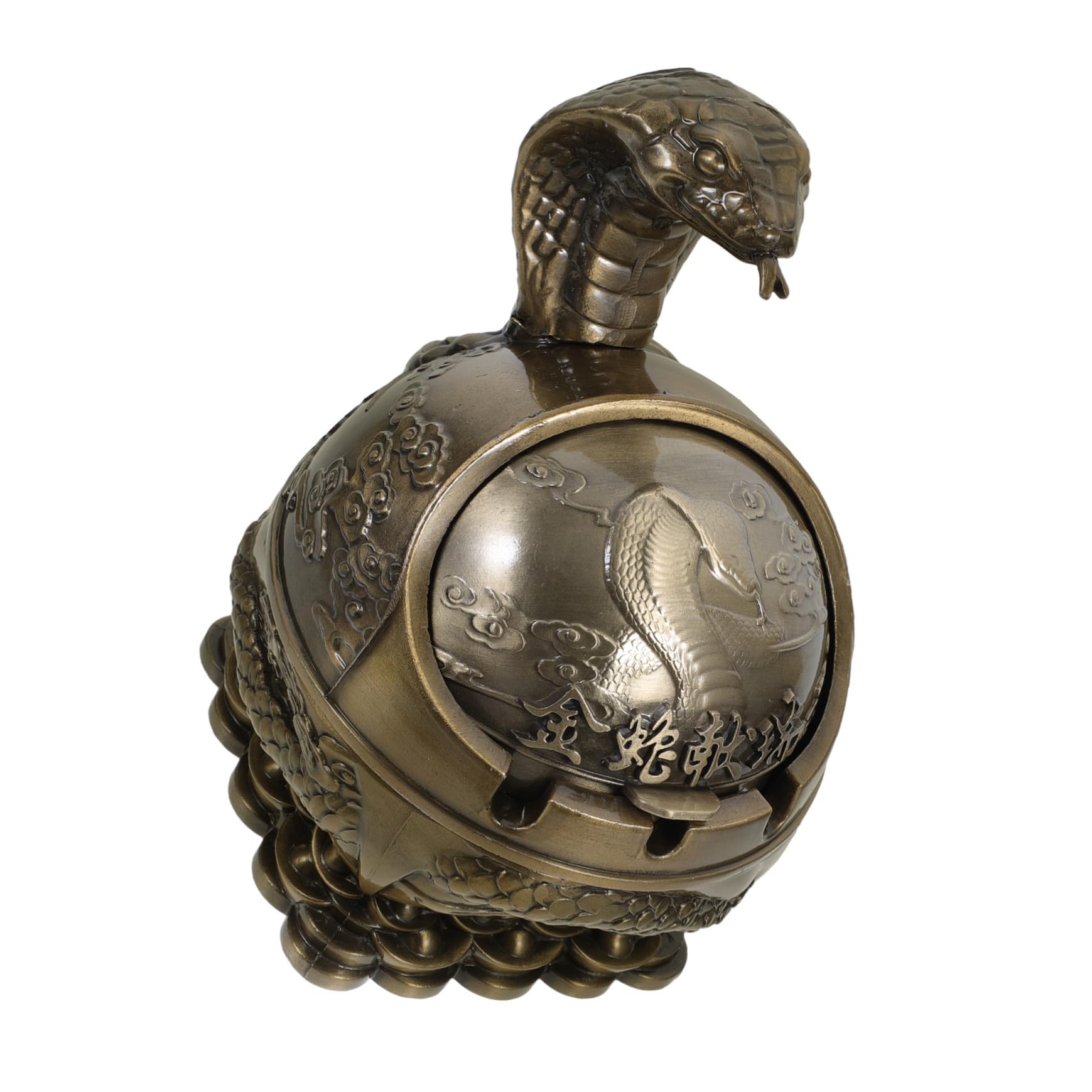 Cendrier serpent anti-vent résistant aux odeurs et cendres volantes pour balcon et bureau