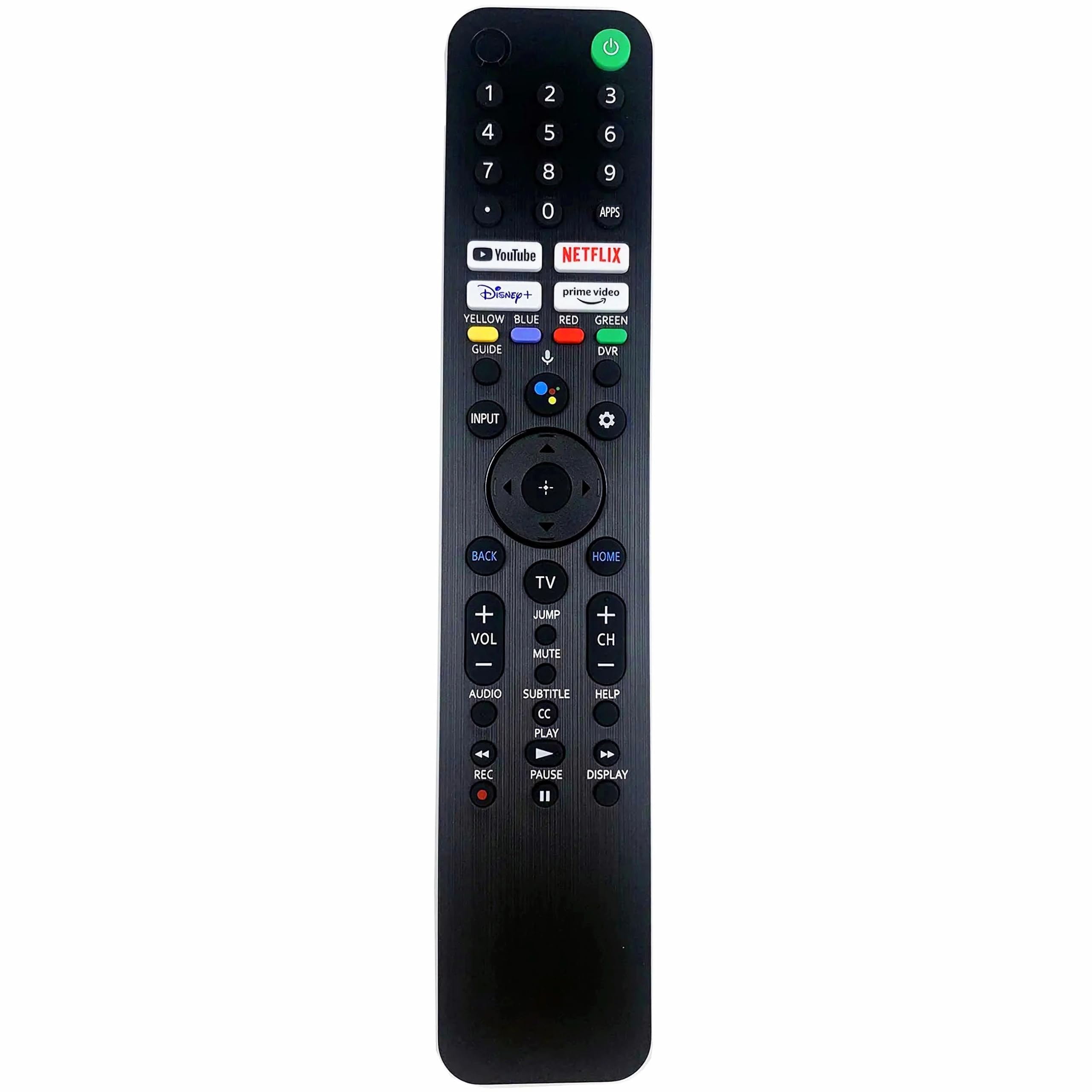 Leankle Remote Controller RMF-TX520U for Sony TV KD-32W830K, KD-43X80J, KD-43X85J, KD-55X79J, KD-65X80CJ, KD-65X80J, KD-75X81J, KD-85X91CJ, XR-100X92, XR-50X90J, XR-50X94J