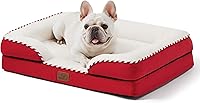 Vista 239 de Bedsure - Cama ortopédica extragrande para perros, sofá cama lavable para perros extragrandes, espuma de soporte con funda extraíble y lavable, negro