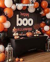 Vista 8 de Pureegg Spandex Tablecloth 6ft - 4 Pack, Fitted and Tight Cloth for Rectangle Table, Wrinkle-Free and Stretch Table Cover for Party, Wedding