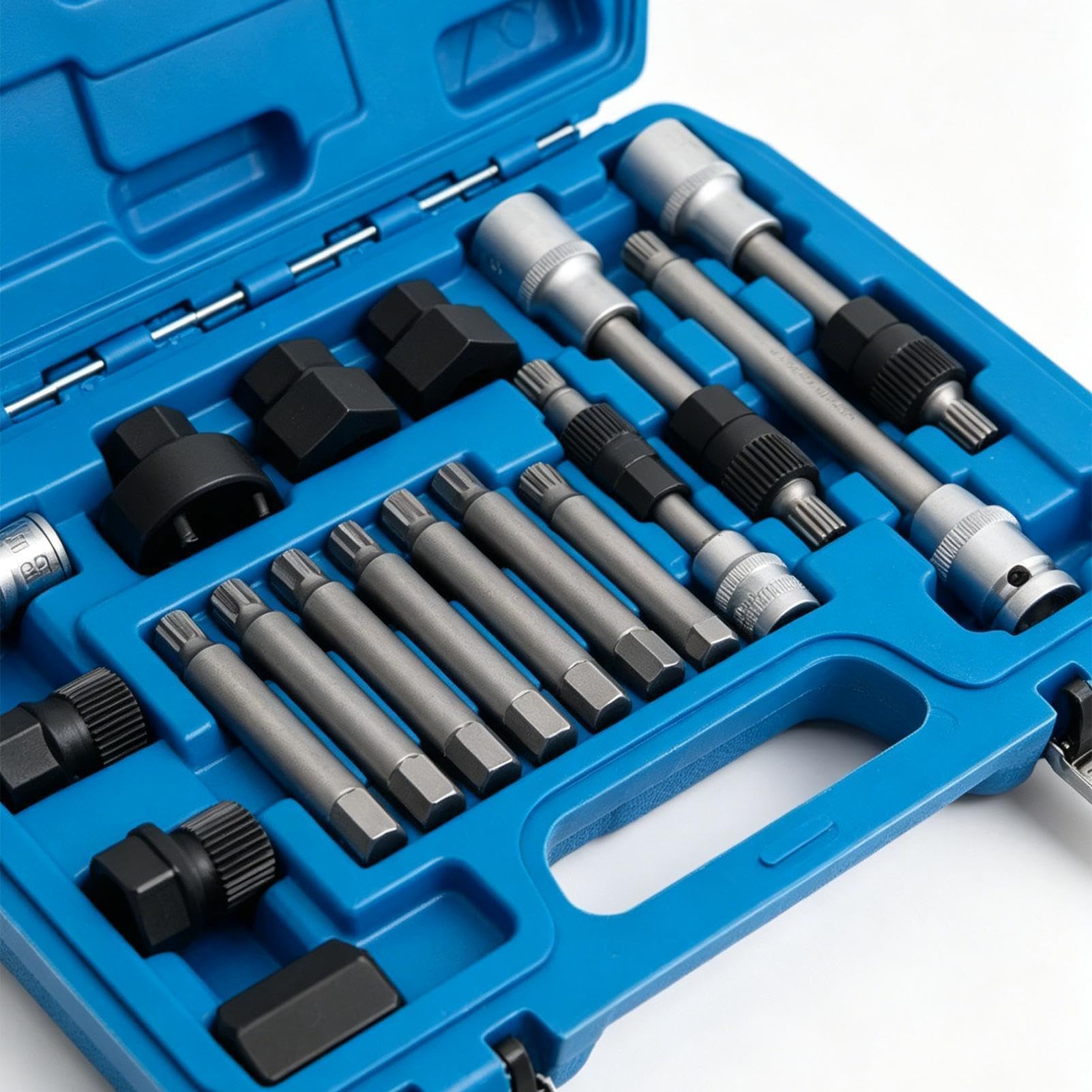 Kit Estrazione Pulegge Kit di Estrattore Alternatore | Attrezzo Per Puleggia TendiAuto per Meccanici Tecnici Officina Fai da Te SUV Camion