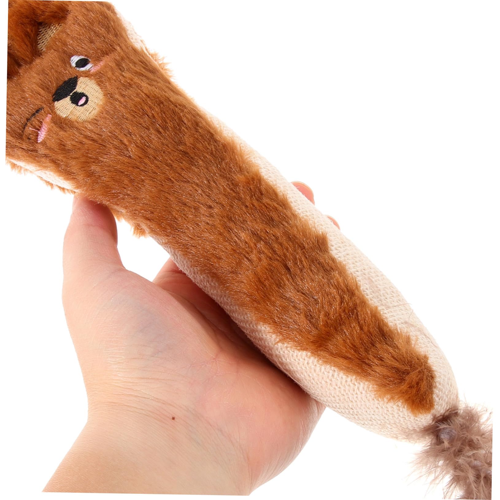 VANZACK Souris en Peluche Remplie De Papier Froissé Jouet Interactif À Mâcher pour Chat Soins Bucco-dentaires pour Chats