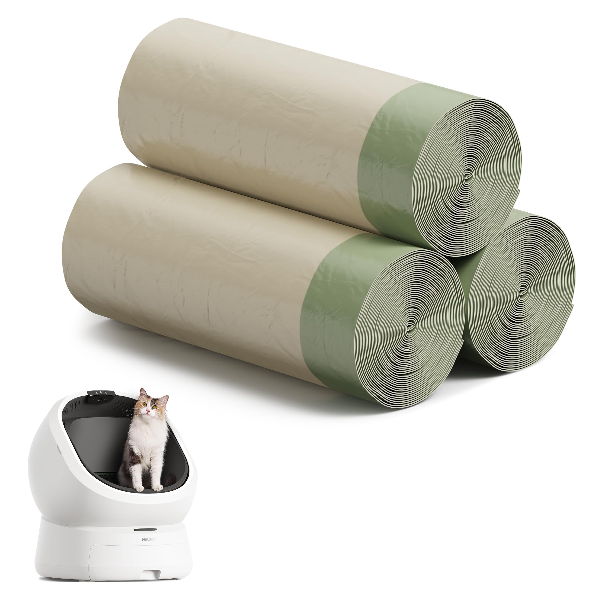 PETLIBRO Litter Box Liners, 60 Count Bags for Luma Automatic Litter Box