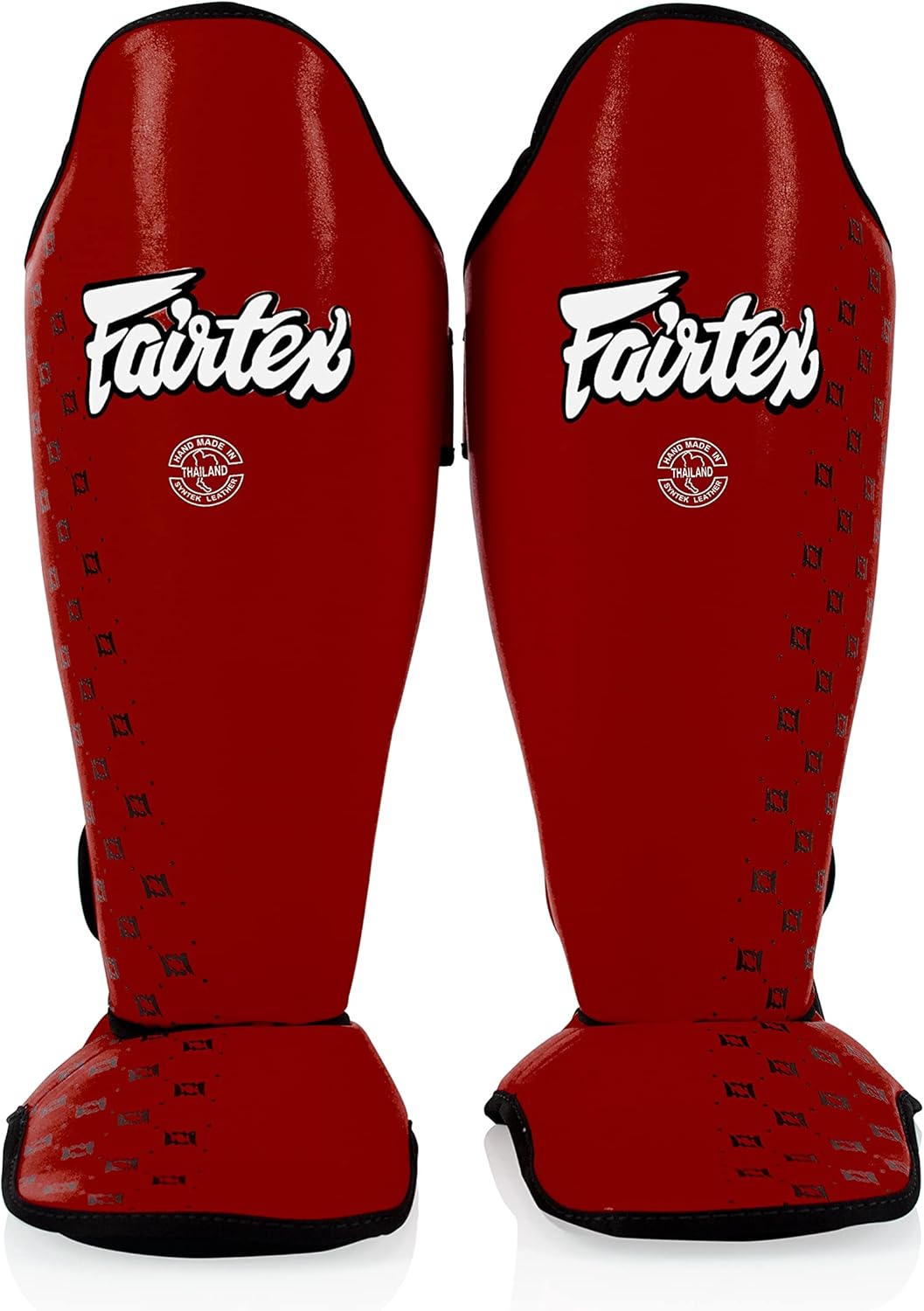 Fairtex Competition Muay Thai Shin Guards, SP5 - Black, Blue, Yellow, Red : Sports & Outdoors