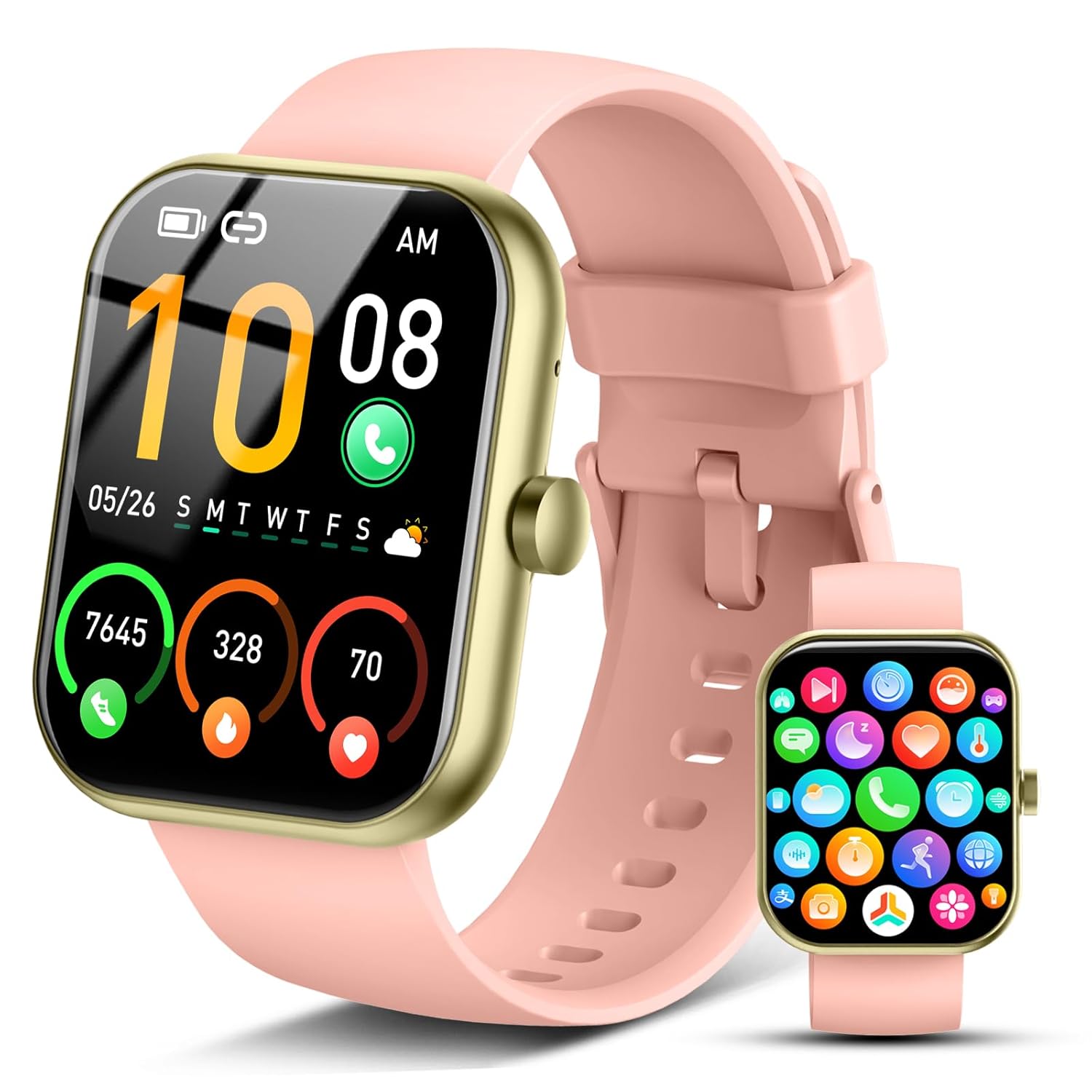 Smart Watch for Men Women 2026 Release Answer Make Call 1 96 HD Fitness Tracker Running Watch IP68