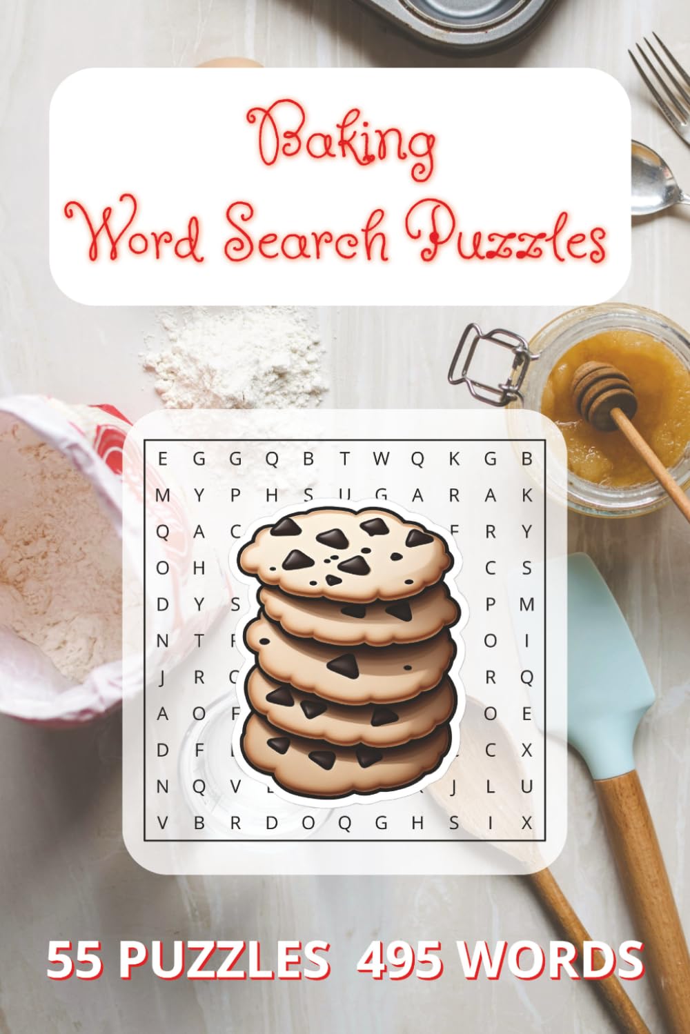 Baking Word Search Puzzles: Fun and Easy-to-Read Word Searches for Baking and Food Lovers