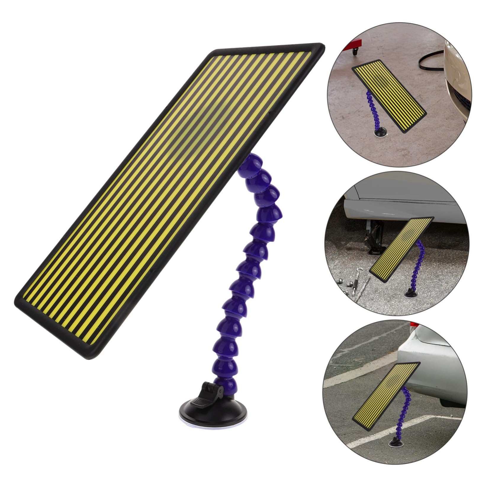 Alipis Dellenreparatur Werkzeug mit Leuchttafel aus Acryl und Pom für Auto Karosserie und Blechflächen zum Dellenprüfen bei Autoreparatur
