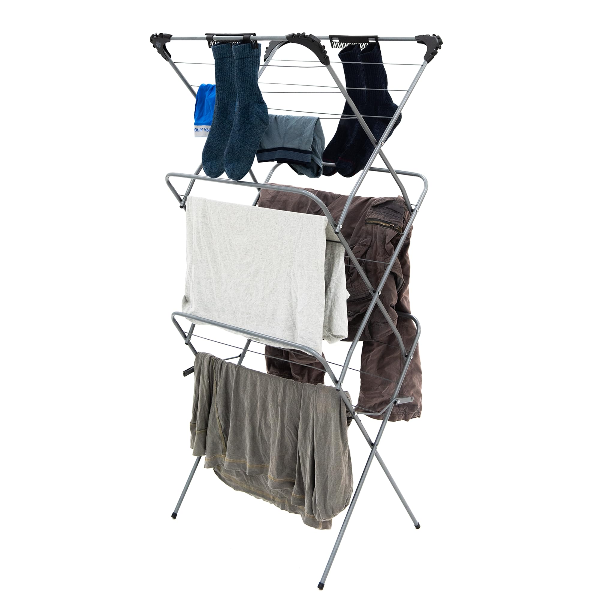 Libbi Lou 3-Tier Clothes Airer Indoor Drying Rack 14M Drying Space from B&Q