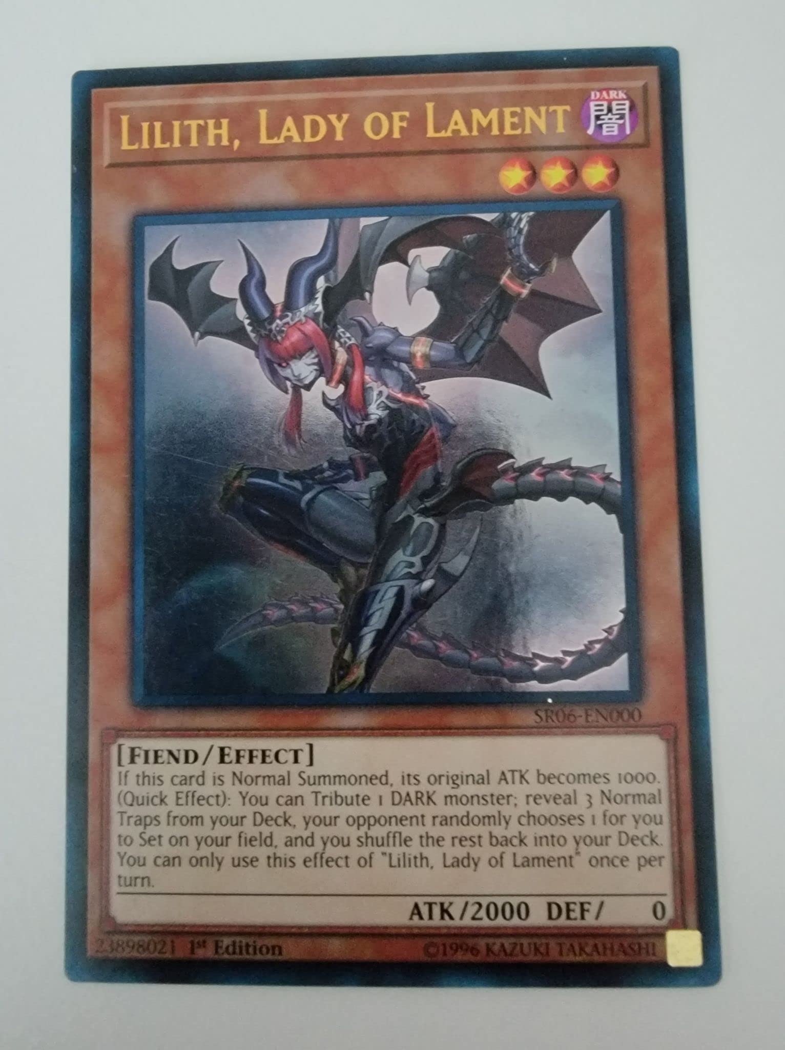 Lilith, Lady of Lament - SR06-EN000 - Structure Deck: Lair of Darkness -  Ultra Rare