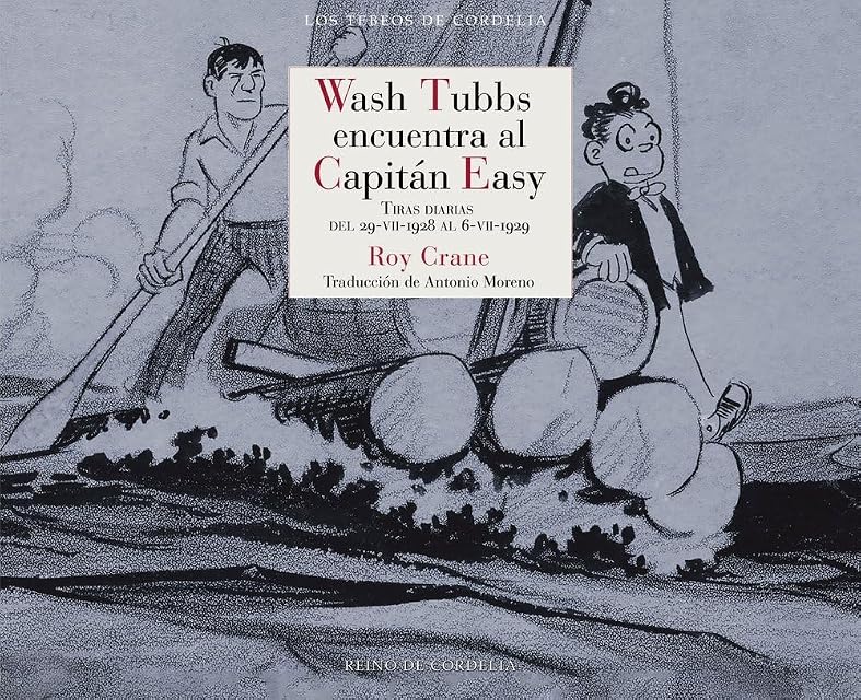 Portada de Wash Tubbs encuentra al Capitán Easy