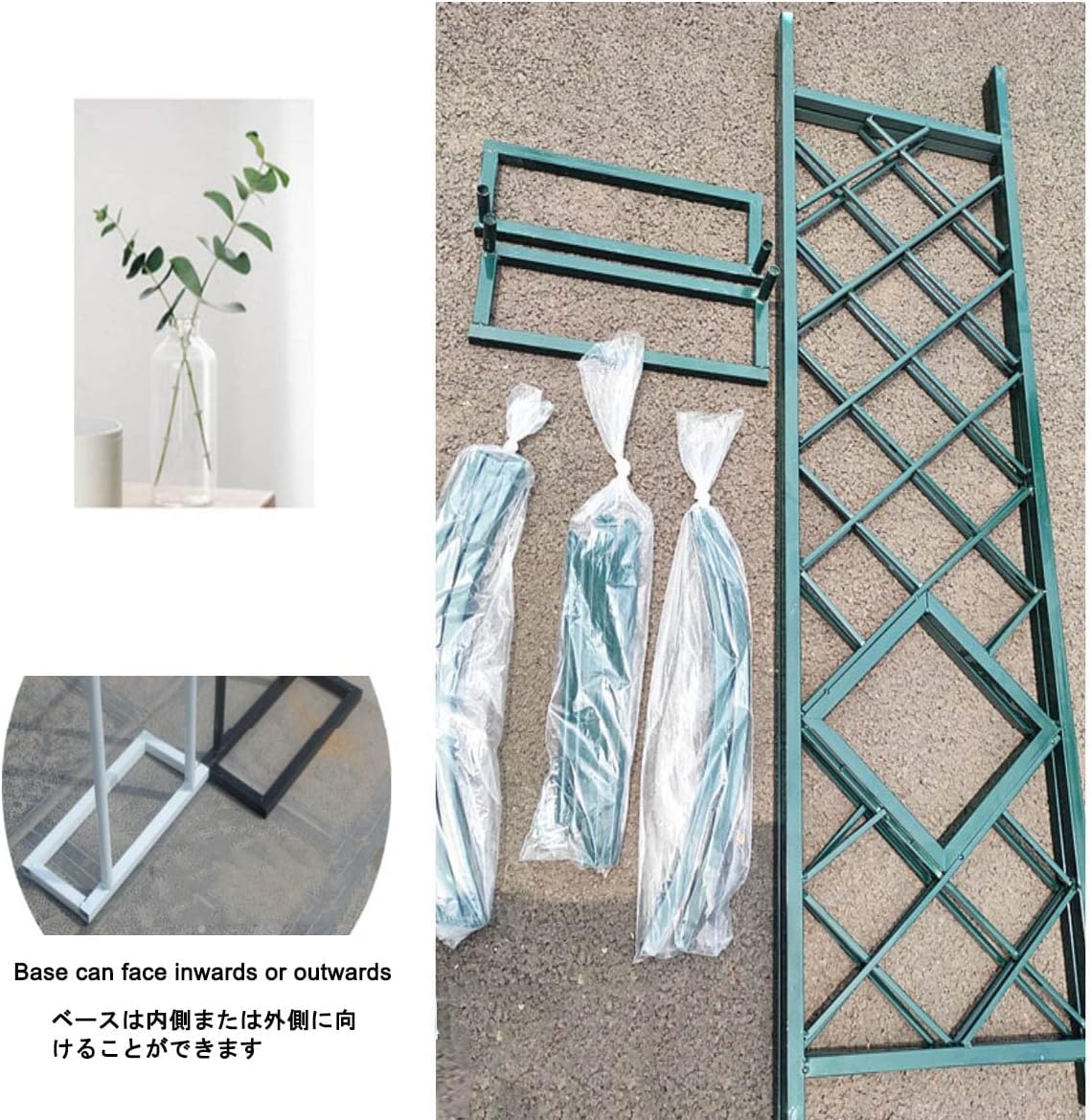 Garden Arch Trellis for Climbing Plants, Metal Garden Arbor Pergola Archway Roses Vines Support Rack with Base for Outdoor and Indoor Easy-to-Assemble 4.6/8.5/11ft Wide (Color : White, Size : 1.8mx2