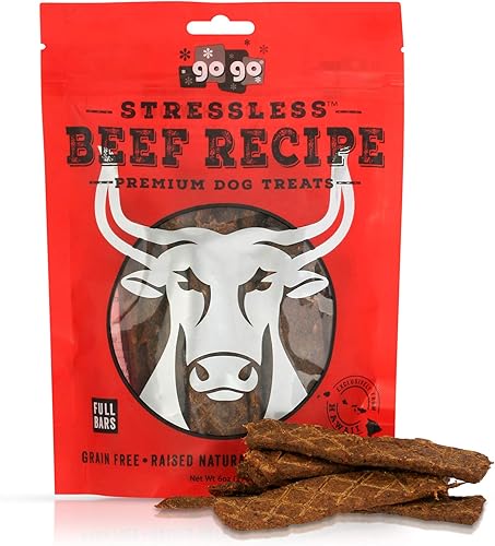 GoGo Stressless Beef Jerky (barras de 6 onzas)