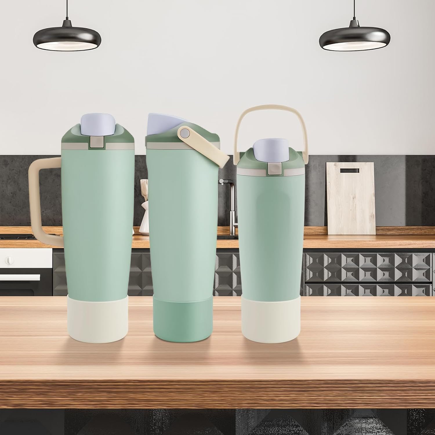 2PCS Silicone Boot Compatible with Owala 30oz & 40oz FreeSip Sway Bottles & Tumblers, Protective Anti-Slip Bottom Cover Sleeve for Freesip Sway Tumbler - Image 6