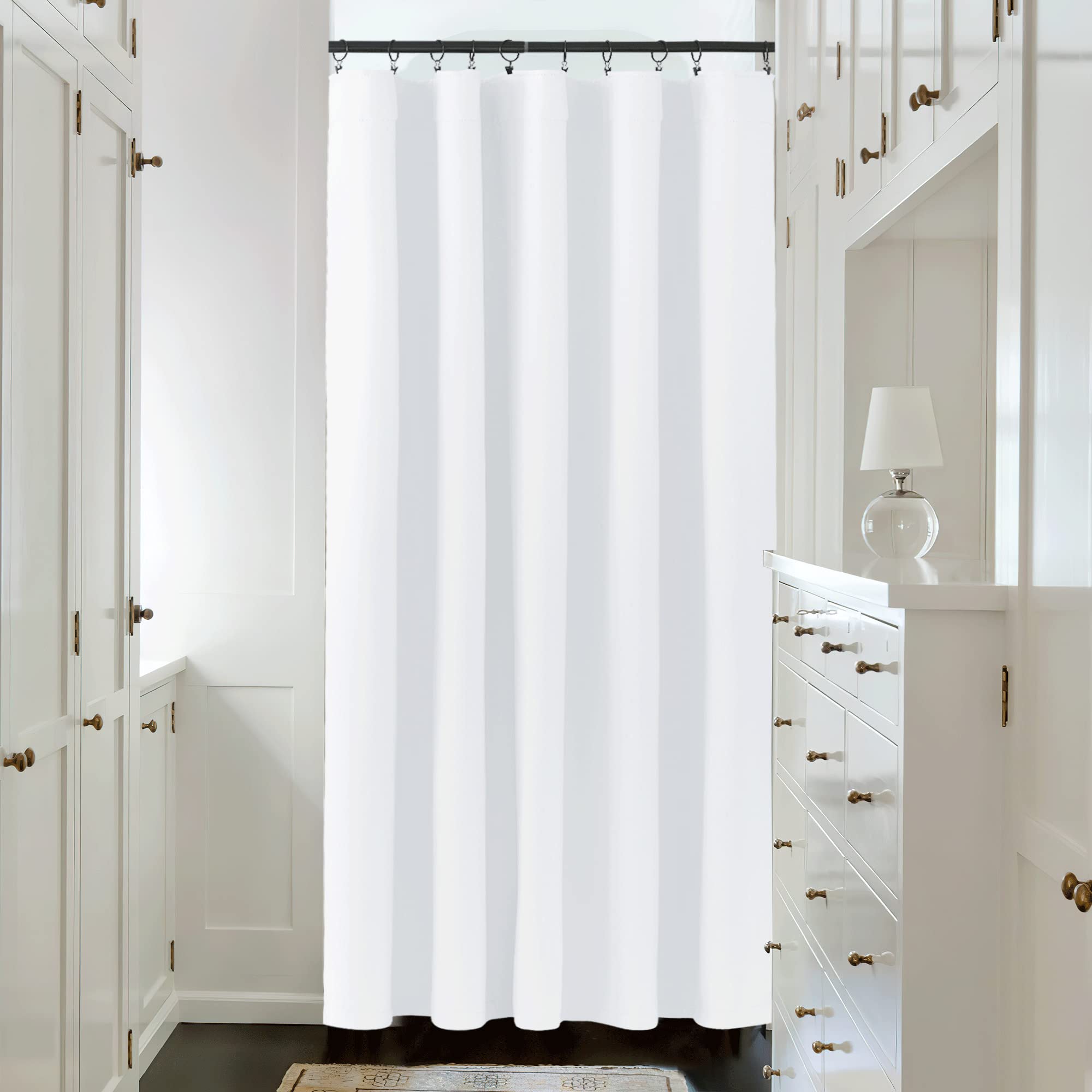 Rideaux de fenêtre occultants à 50 %, store vertical pour porte blanche