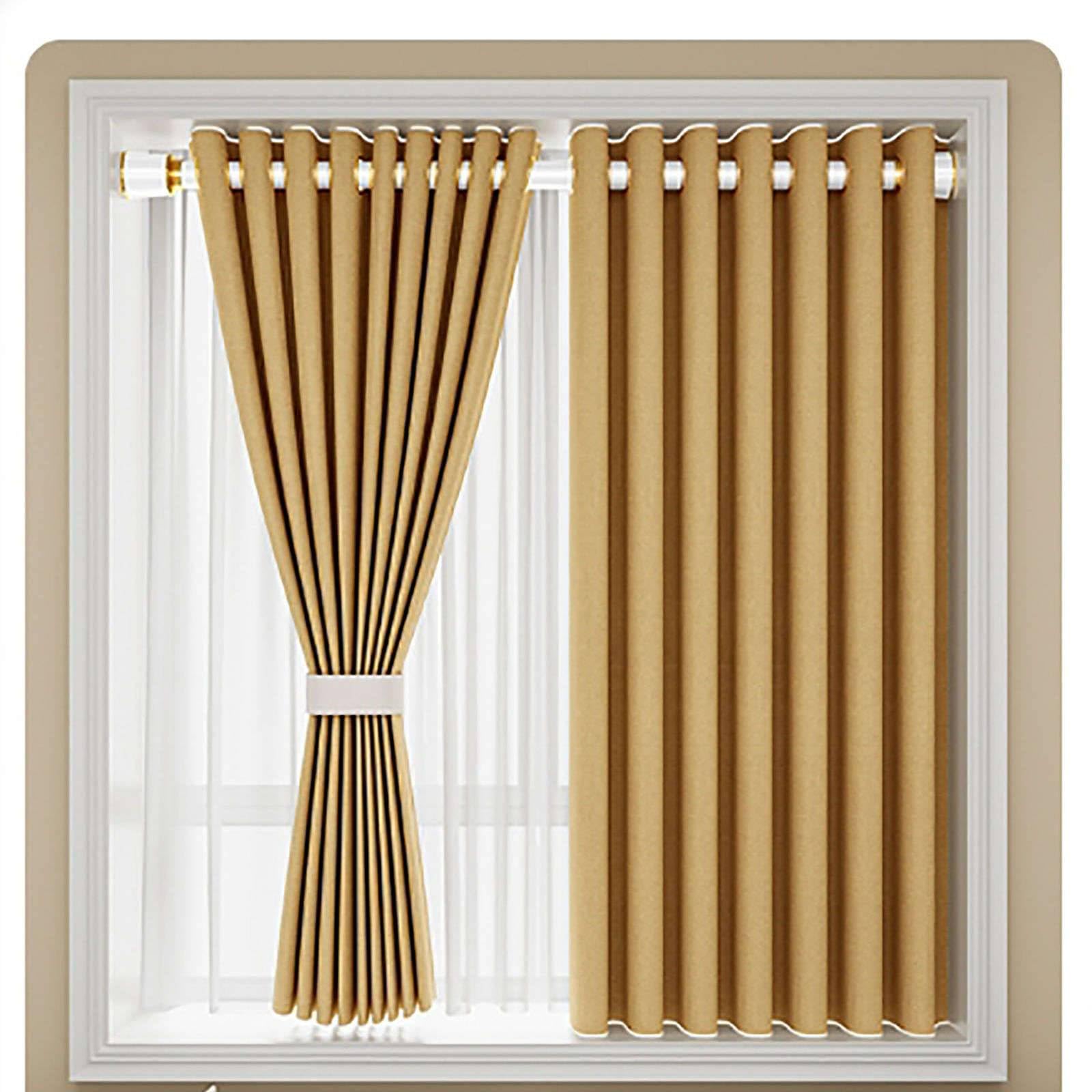 PinLin Tringle à Rideaux Extensible Avec Embouts Torsadés En Forme De Cage, 56-107 Cm, Dorée