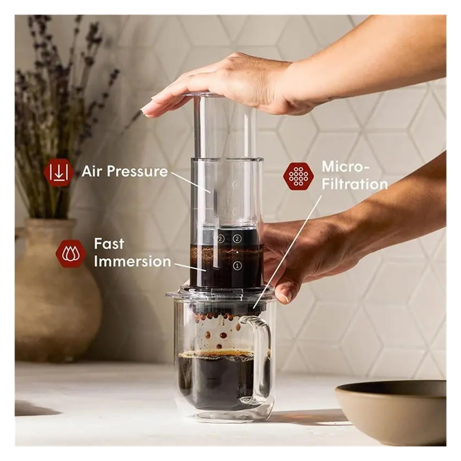 Runde Einweg-Kaffeefilter Aus Papier Mit Einer Anzahl Von 700 Stück, Kompatibel Mit Aeropress, Manuellen Kaffeemaschinen For Aufbrühen Von Tee Und Kaffee