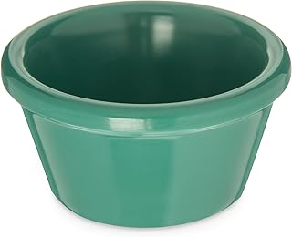 Carlisle FoodService Products Smooth Ramekin Sauce Cup for Restaurants, Cafeterias, And Fast Food, Plastic, 2 Ounces, Green