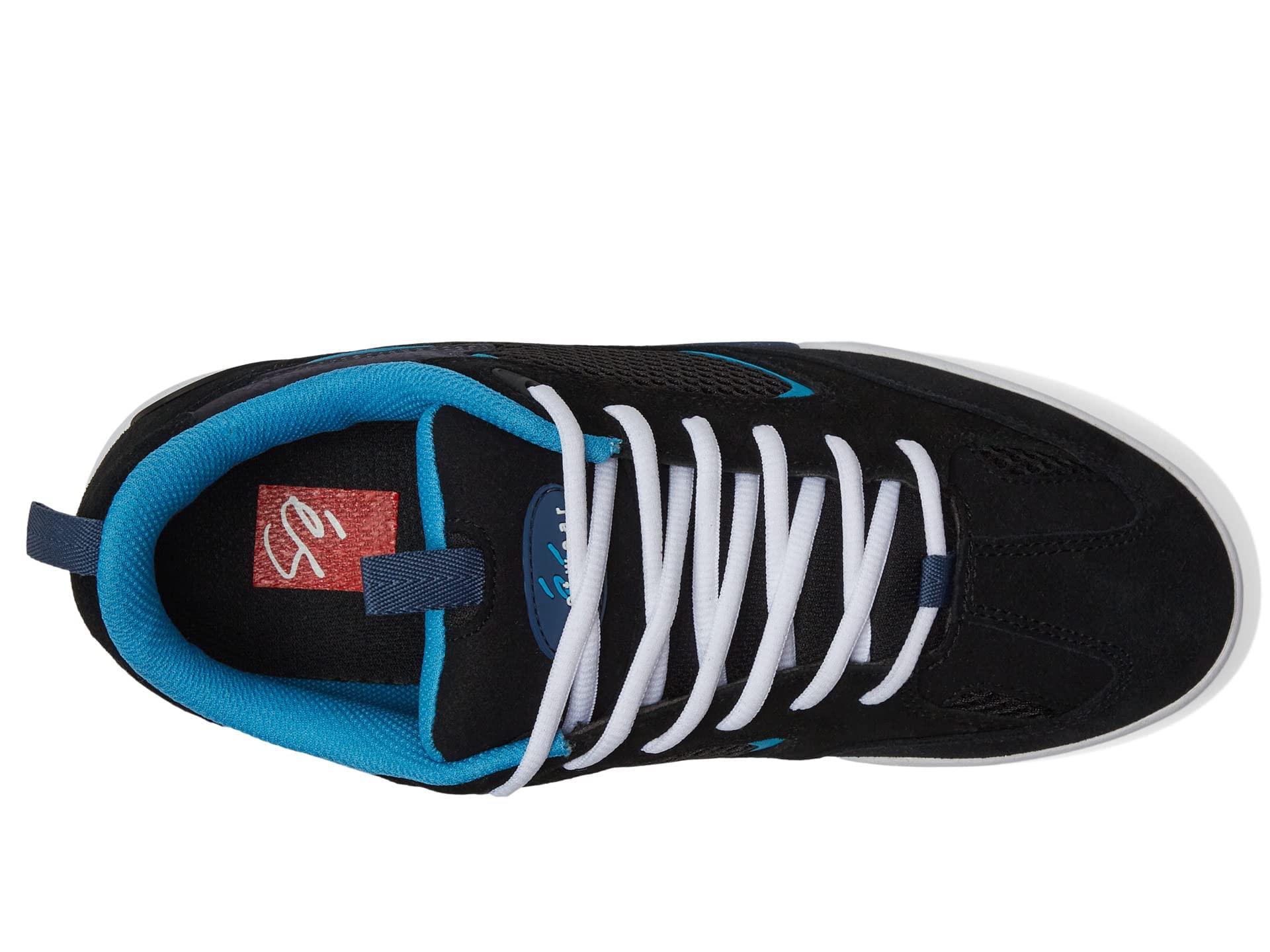 SE Men's Sneakers Skate Shoe, Black/Blue, 27.0 cm