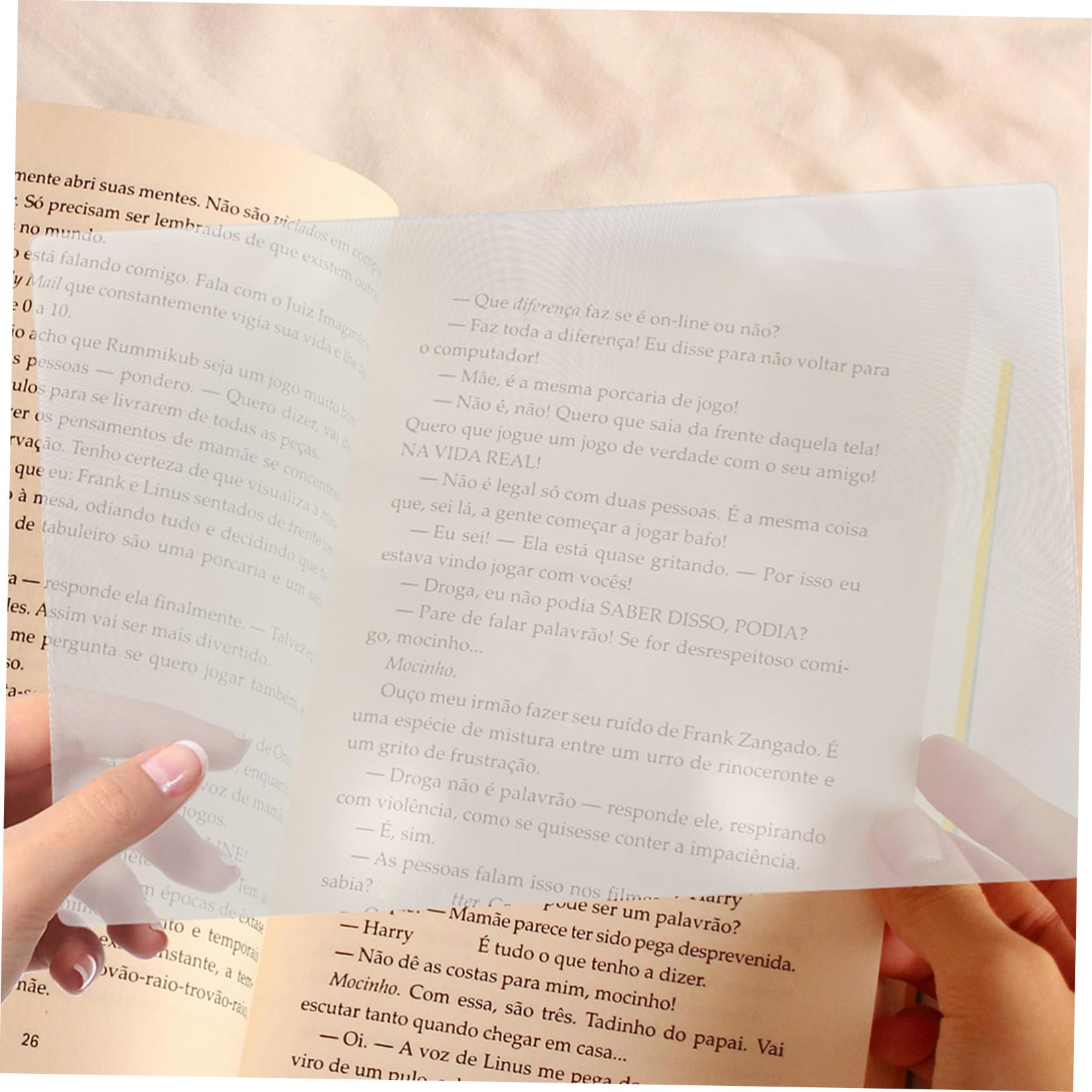 Mipcase 6pezzi Lente d Ingrandimento per Lettura Righello Portatile Ausilio per Foglio di Ingrandimento per Pagine Lente per Pagine Leggero e Pratico