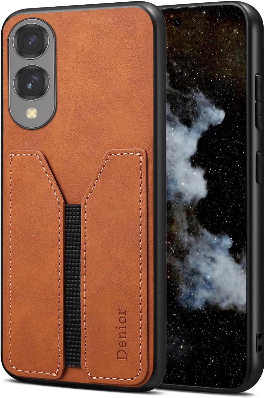 Kowauri for Samsung Galaxy S25 Edge Case [ Not fit for S25/S25 Plus/S25 Ultra], PU Leather Wallet Case with Credit Card Slot Holder Ultra Slim Protector Case for Galaxy S25 Edge (Brown) - Image 2