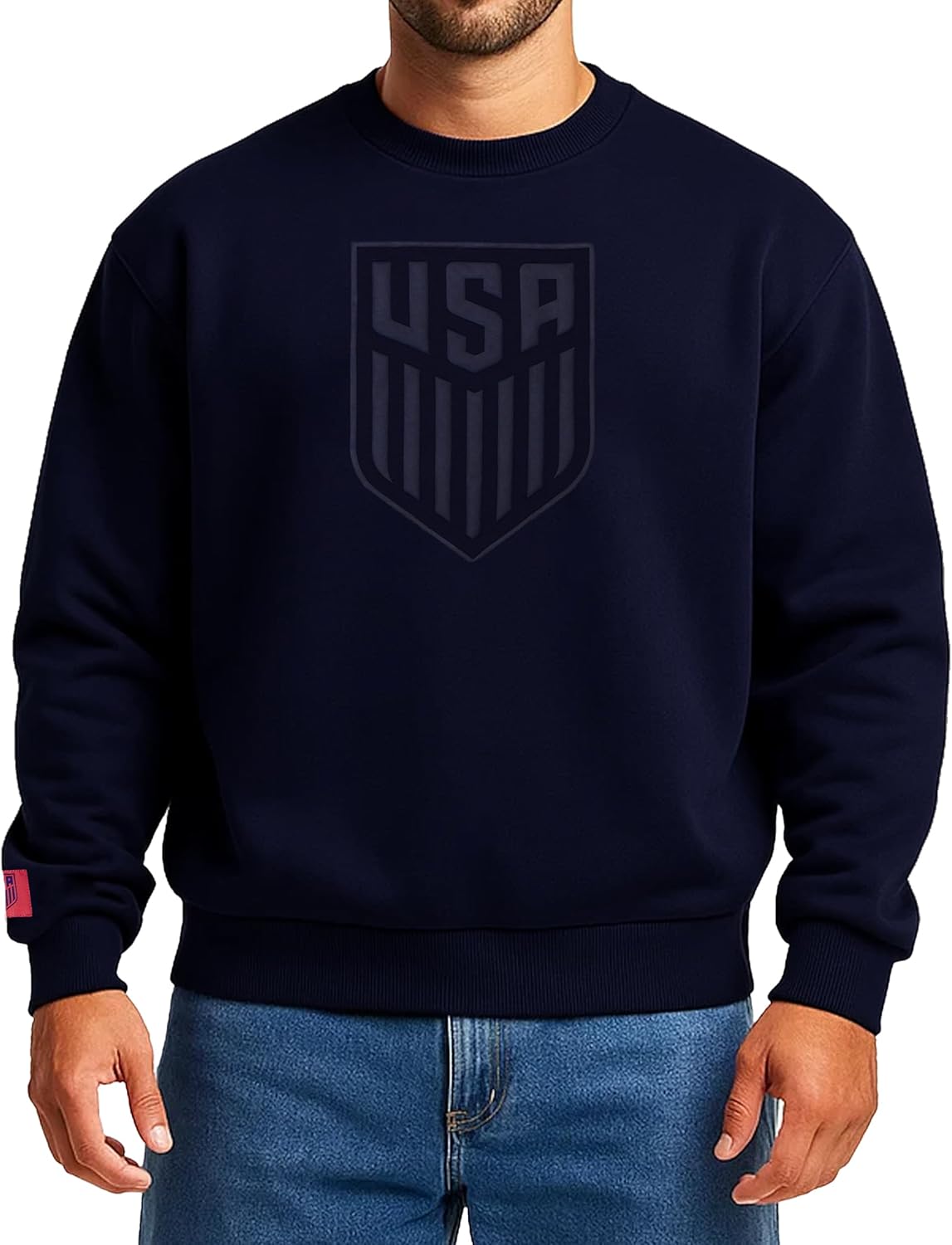 Icon Sports Officially Licensed US Soccer Federation Crew Neck - Unisex Adult