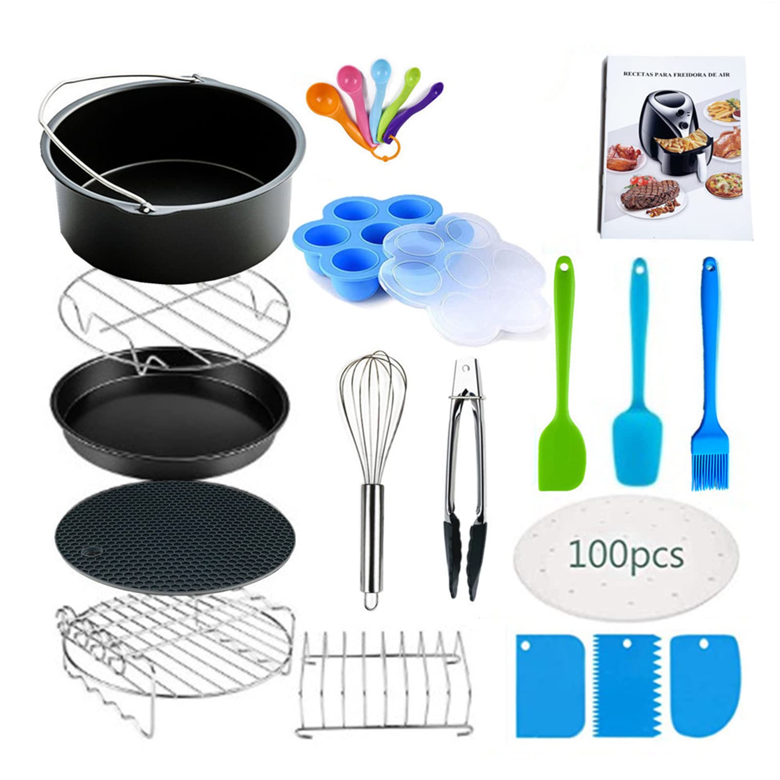Accessori per pentole a Pressione da 17 includono ciò Cui Bisogno Utensile da Cucina Super conveniente Espandi Cottura Accessori per pentole a Pressione