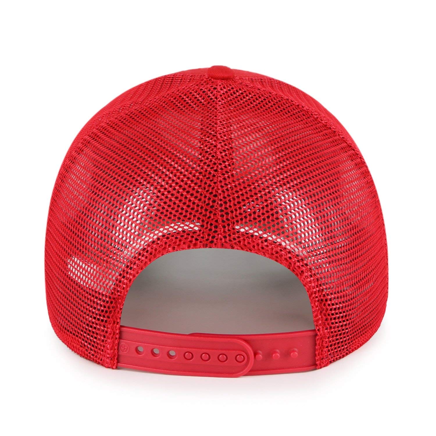 47 Detroit Red Wings NHL Most Value P. Branson Red Adjustable Trucker Cap, Detroit Red Wings #36731 - Image 2