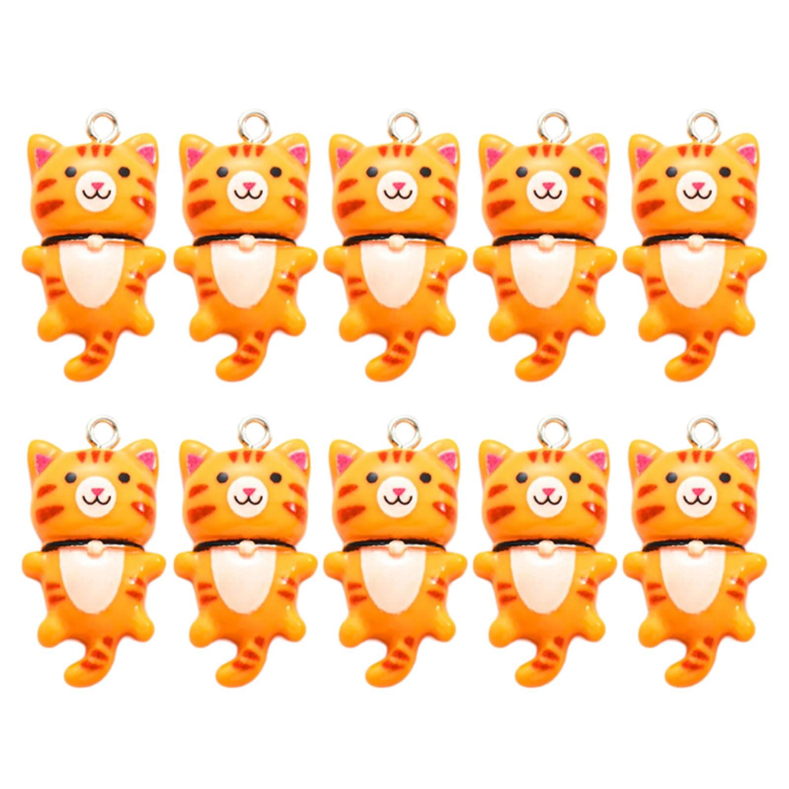 YWLUUOO Resin Figurine Set Cartoon Pendant Resin Figurine with Customizable Colors Cute Pendant