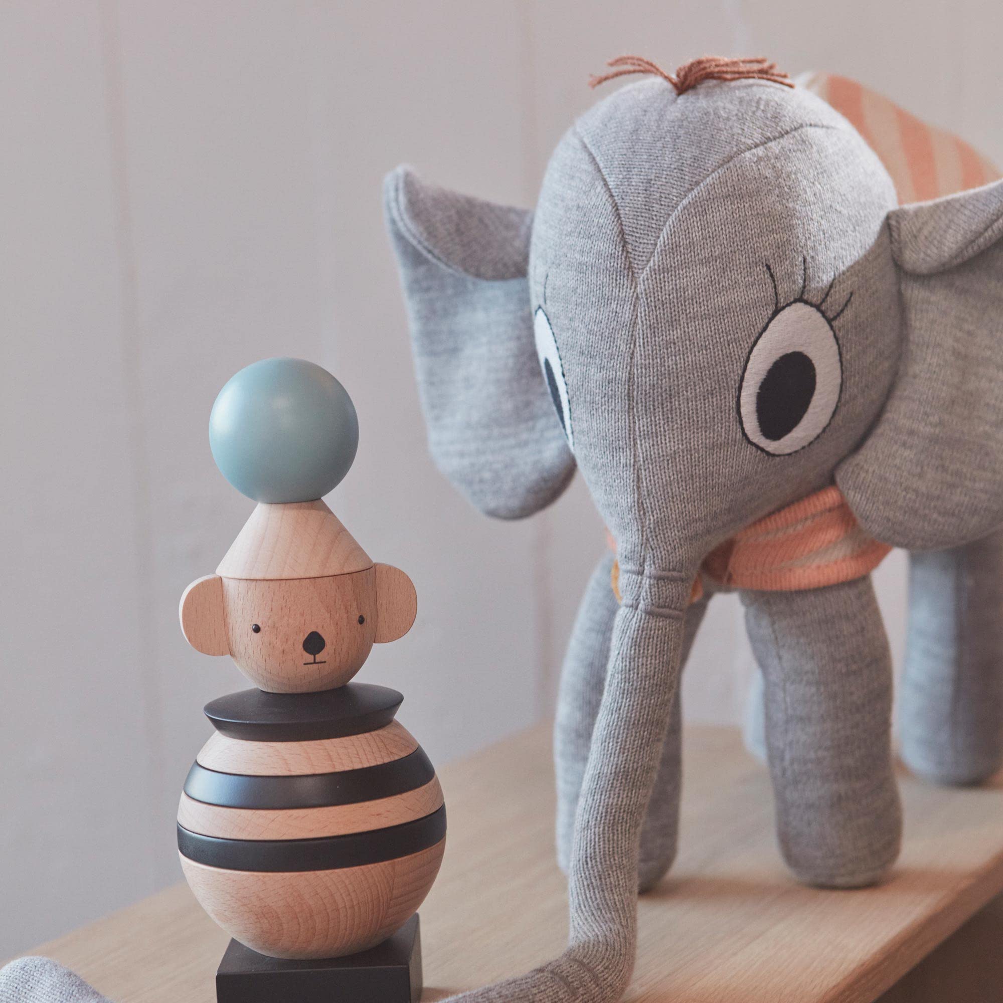 OYOY [W1] Ramboline Elephant, Grey, H36 x L35 x W16 cm