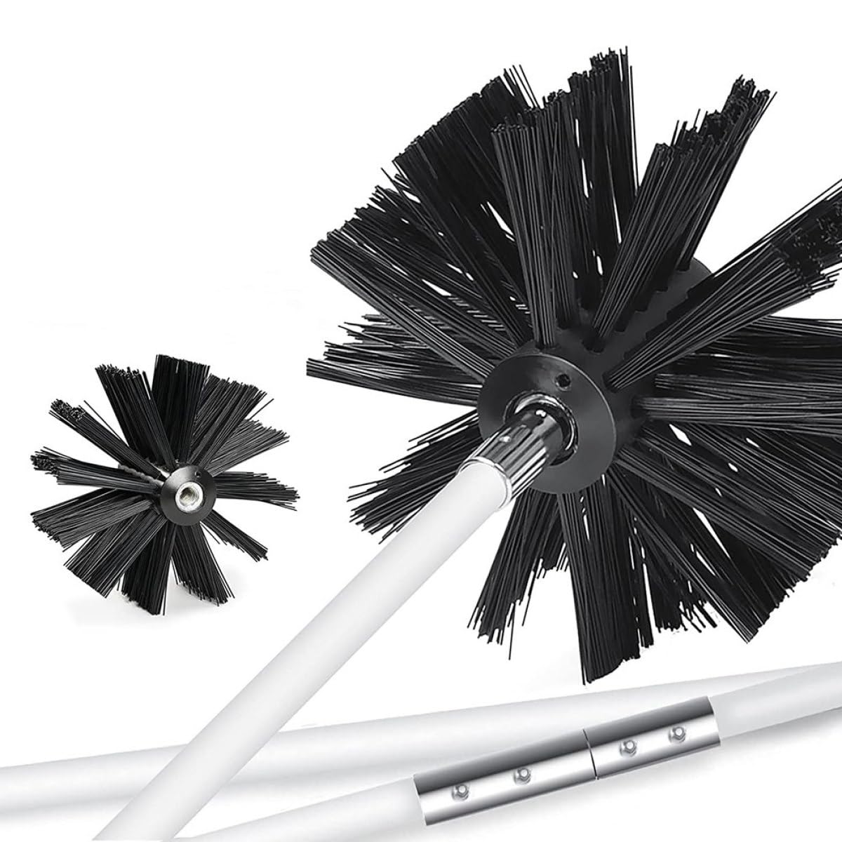 MAGICLULU 2pcs Pipe Cleaning Brush Heads Dryer Duct Cleaner - View #13