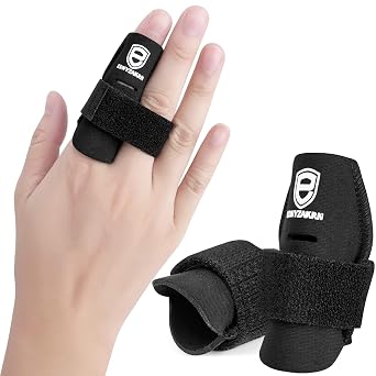 2 Pack Finger Buddy Brace | Finger Splints for Sport Basketball Volleyball Tennis Baseball