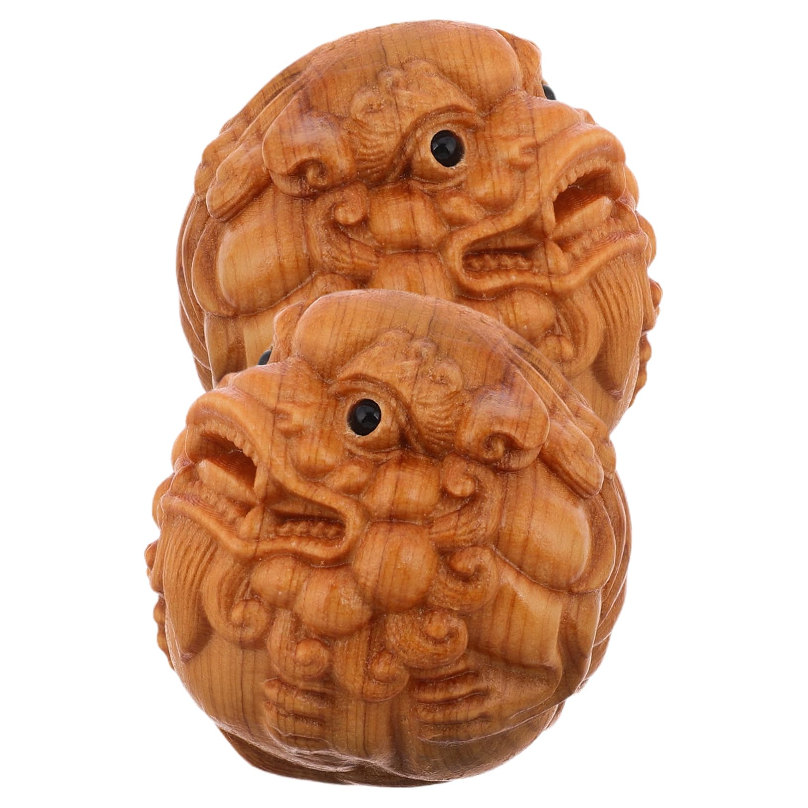 Abaodam Finger Exercise Ball Hand Strength Ball for Seniors Hand Massagers Cliff Cypress Wood for Deep Tissue Massage