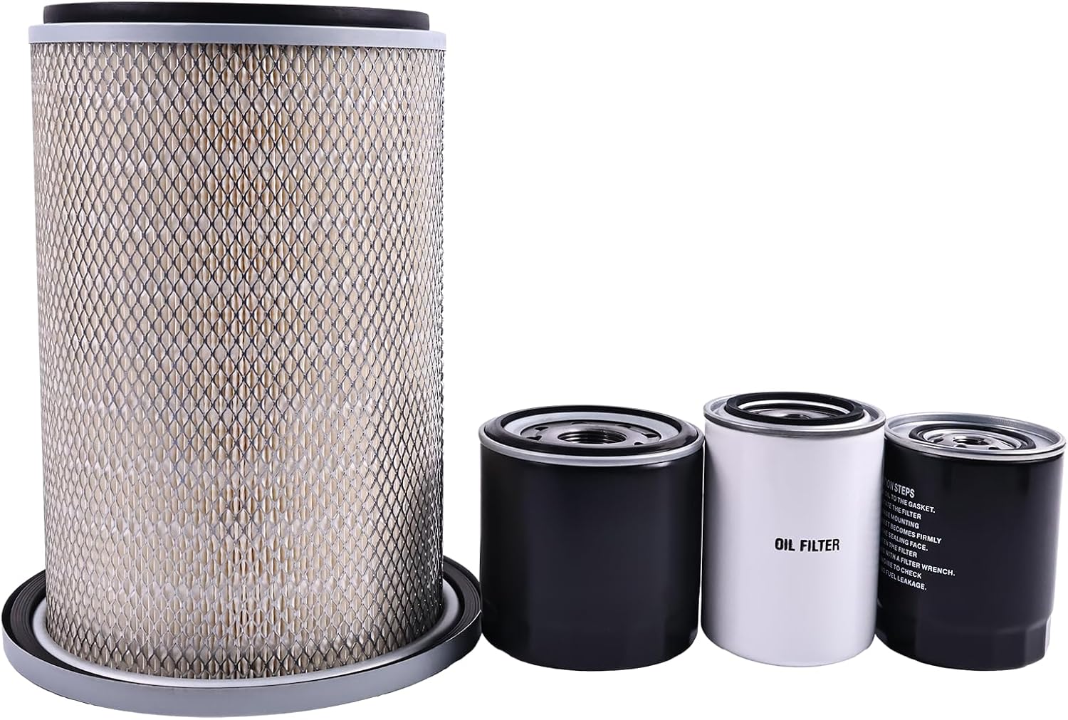 Solarhome Maintenance Filter Kit Compatible with ISUZU NQR NPR NPR-HD 1999-2004 4HE1 4.8L OIL,TRANS,FUEL,AIR