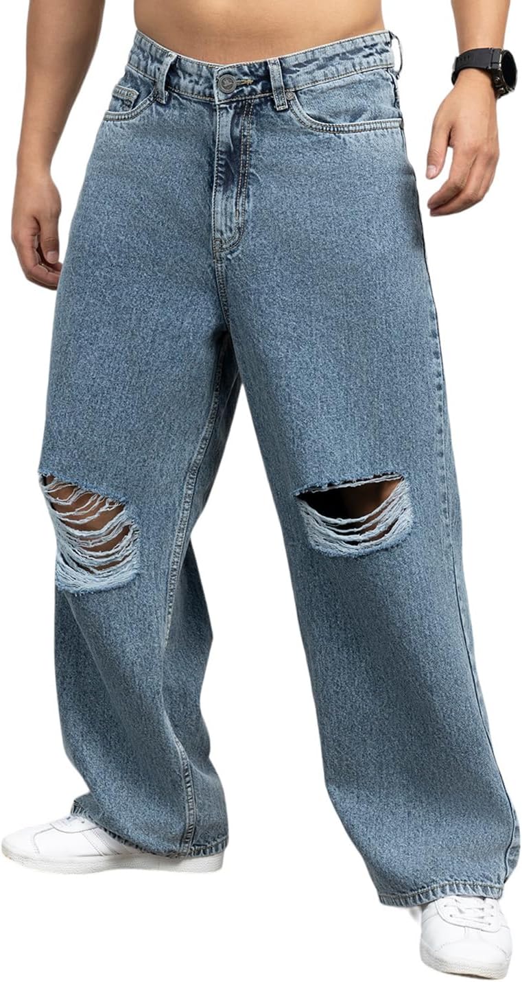 HubberholmeMen Cotton Relaxed Fit Mid-Rise Jeans 15