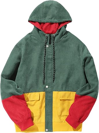Amazon.com: ZAFUL - Chaqueta con capucha para hombre, de manga larga, con  recubrimiento de tamaño grande, M : Ropa, Zapatos y Joyería