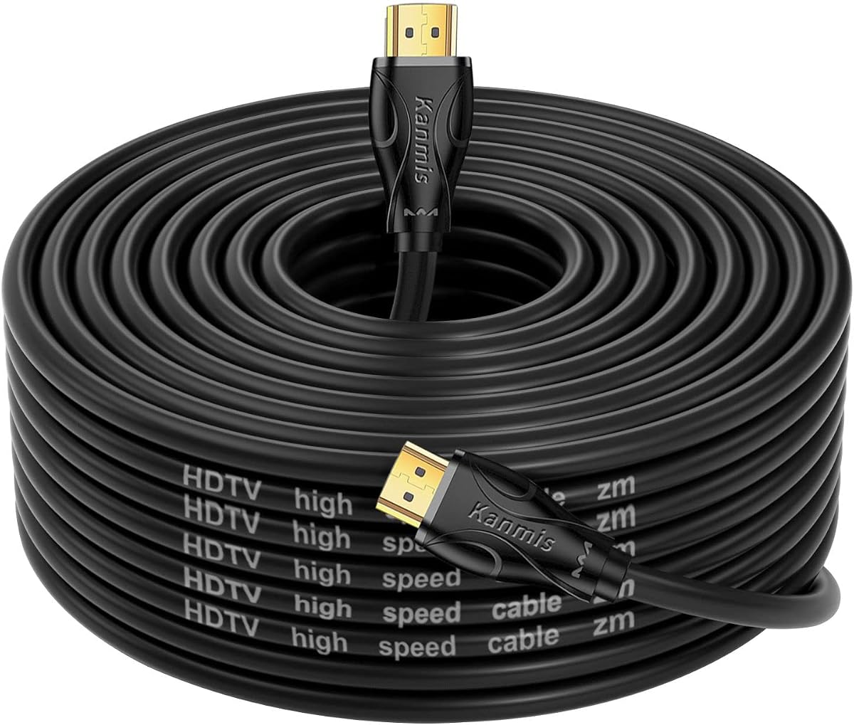 75FT Long HDMI Cables 4K60Hz, High Speed 4K HDMI Cord with Gold Plated Connectors, Compatible with PlayStation Arc PS3 PS4 PC HDTV