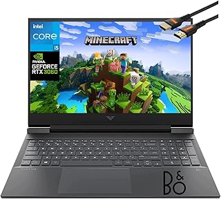 HP Victus Gaming Laptop, 16.1" 144Hz FHD, Intel Octa-Core i5-12500H, GeForce RTX 3060 6GB, DDR5, WiFi 6E, Bluetooth 5.3, HD Wide FOV Webcam, Backlit Keyboard w/HDMI Cable (32GB RAM | 1TB PCIe SSD)