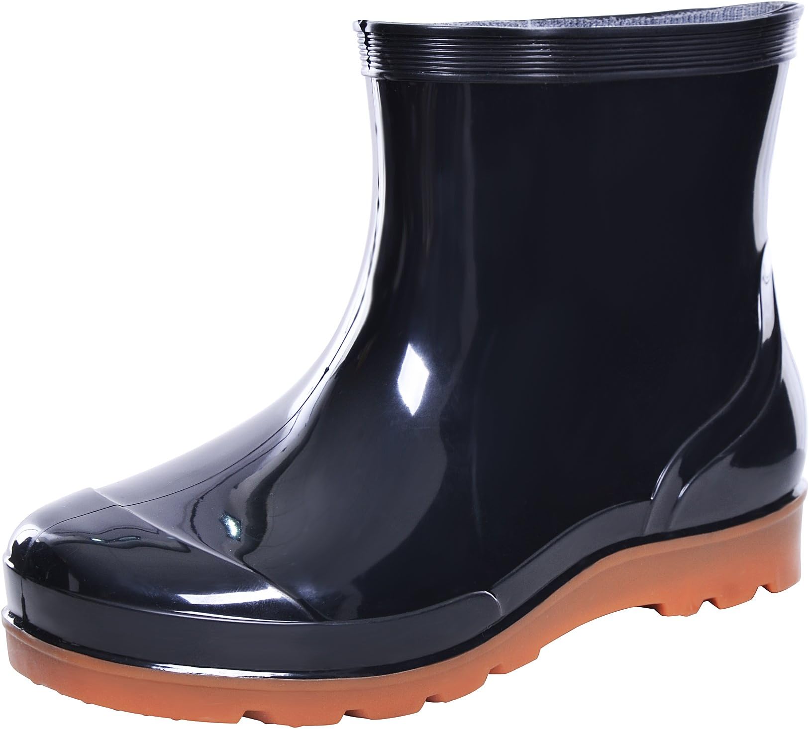 YELLOW AND TREE Men Rain Boots Waterproof Rubber Washing Work Boots