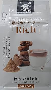 Amazon.co.jp: ほうじ茶パウダー Rich 100g 山政小山園謹製（無添加