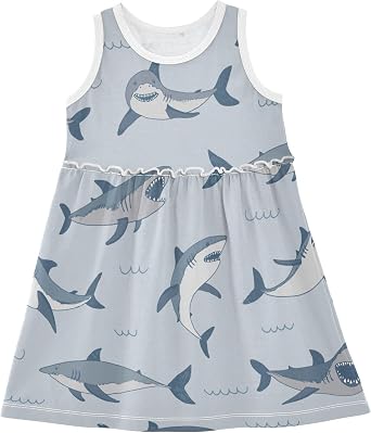 Summer Girl Dress Casual Dress Sleeveless Toddler Girl Outfits Infant Girl Clothes