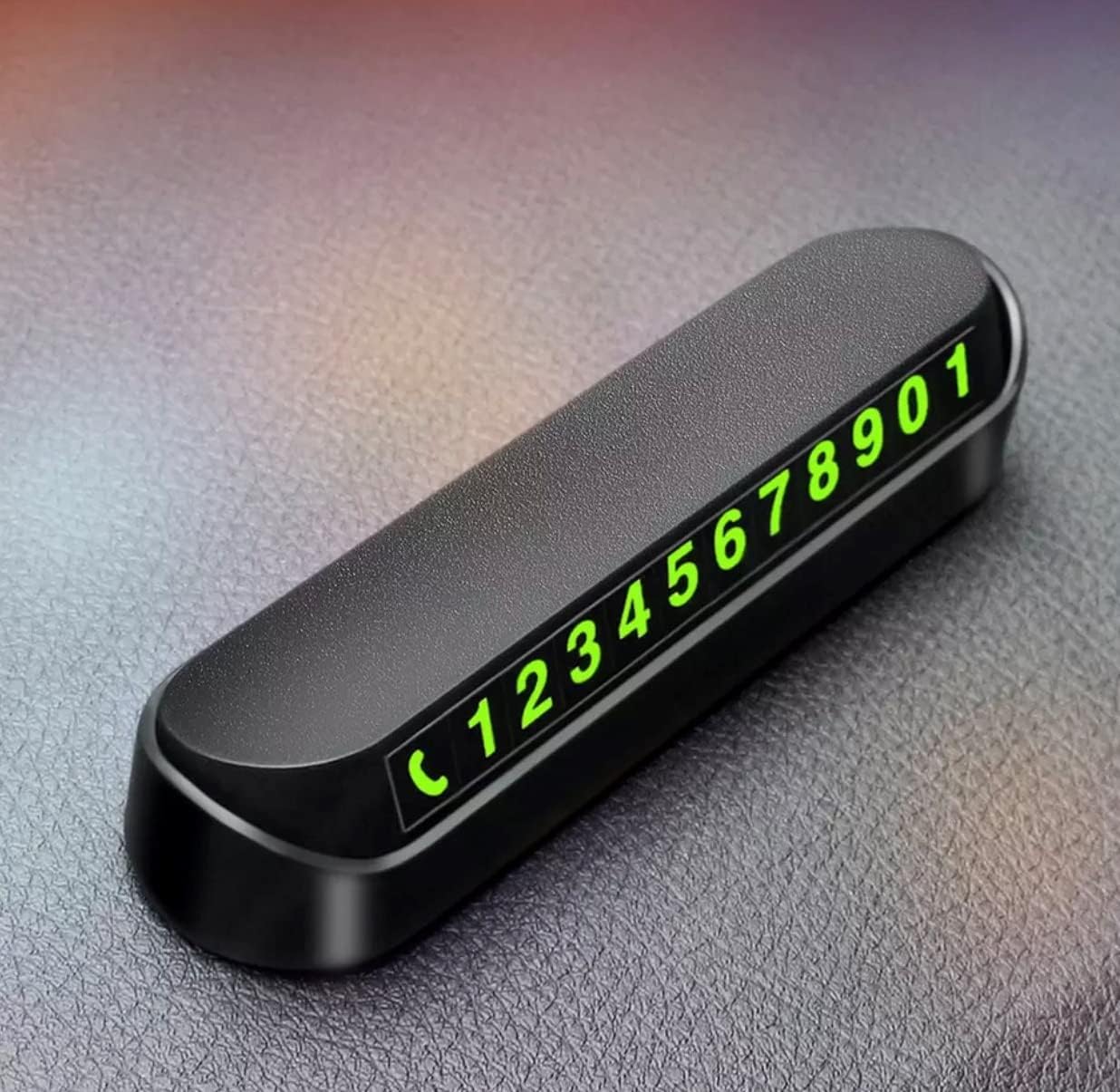 Luti Concept Oto Araba Göğüs Üstü Numaratör Fosforlu Aç Kapa Sistem Araç Park Telefon Numaratörü Ön Torpido Üstü Telefon Numarası Göstergesi