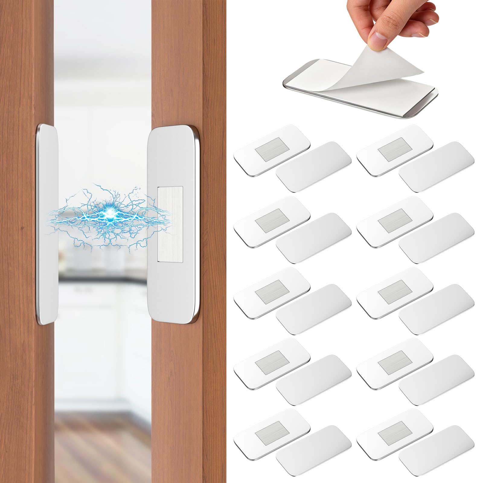 Jiayi No Drill Cabinet Magnetic Catch 10 Pack