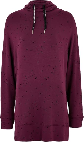 Marks & Spencer Womens Loungewear Flexifit Star Funnel Long Sleeve Sweat Top