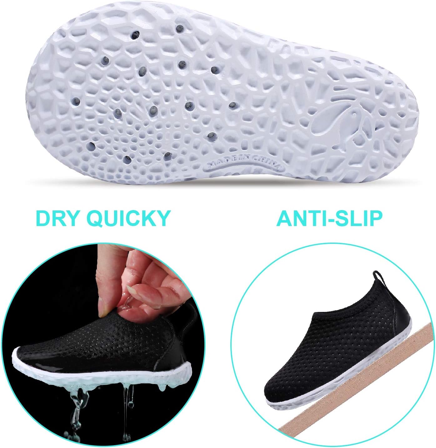 FEETCITY Baby Boys Girls Water Sport Shoes Barefoot Kids Aqua Socks Quick-Dry Beach Swim Pool Shoes - Image 3