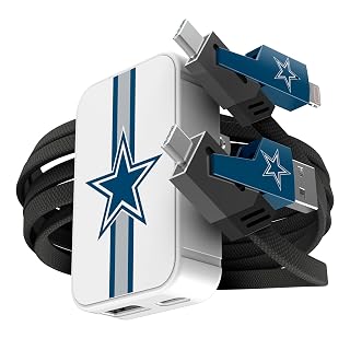 SOAR NFL Slim Wall Charger and 4 In 1 Multi Charging Cable - Amazon product rated Grade B