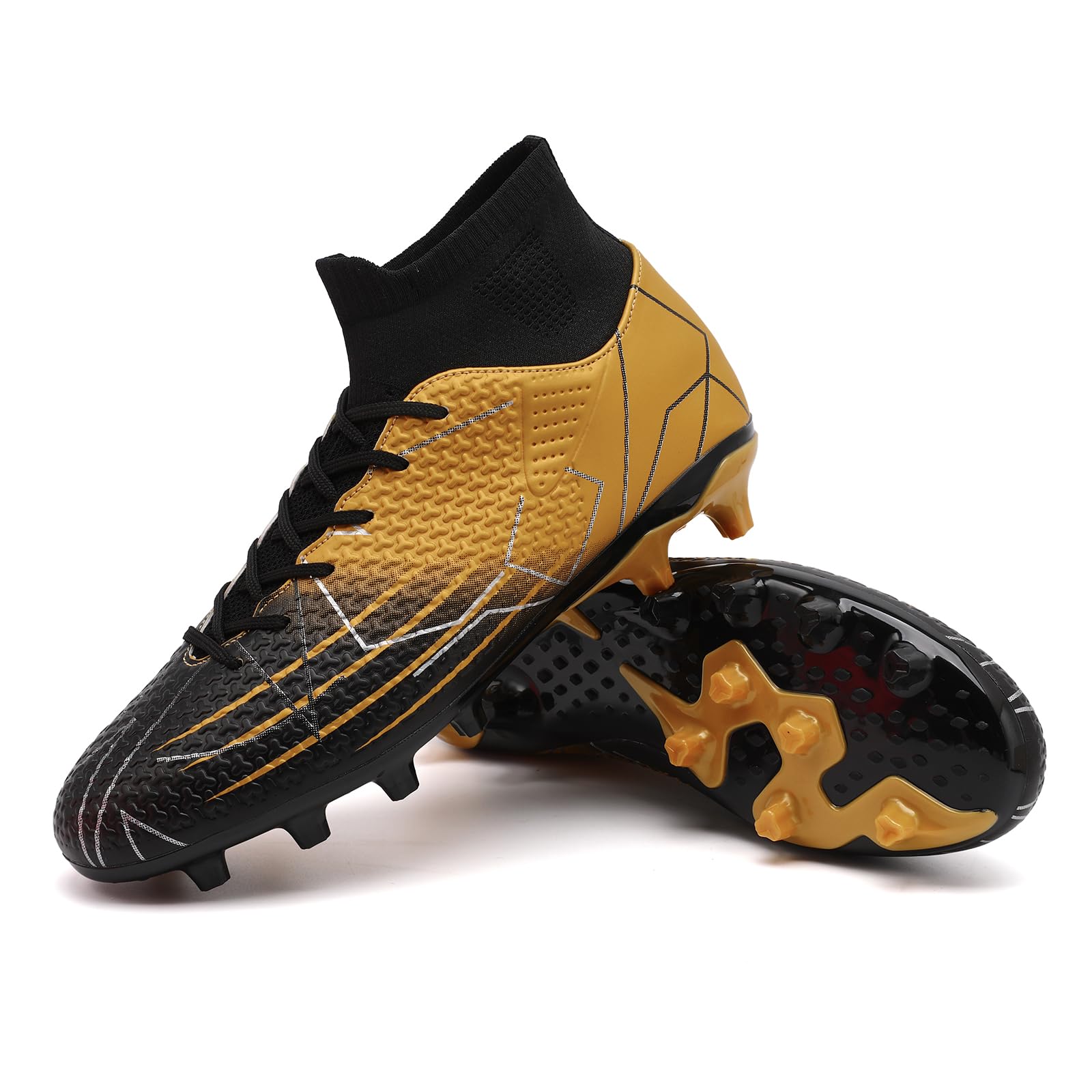 Scarpe da calcio per ragazzi Scarpe da calcio per bambini e ragazze scarpe da ginnastica per attività all'aperto antiscivolo allenamento professionale scarpe da calcio per adolescenti scarpe